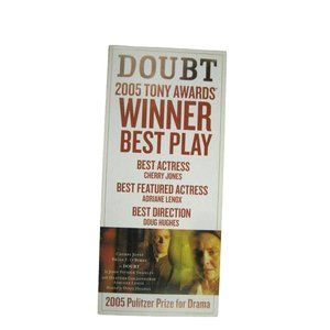 Doubt Flyer ONLY 2005 Walter Kerr Theatre Cherry Jones Brian O'Byrne